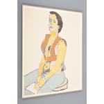 Alice Neel MAN IN HARNESS Lithograph, Signed Edition